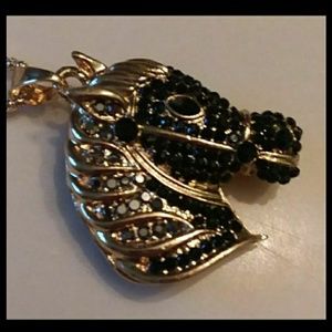 BUY 1,GET 1 FREE🌞-🐴Black Horse Necklace 🐎🐴